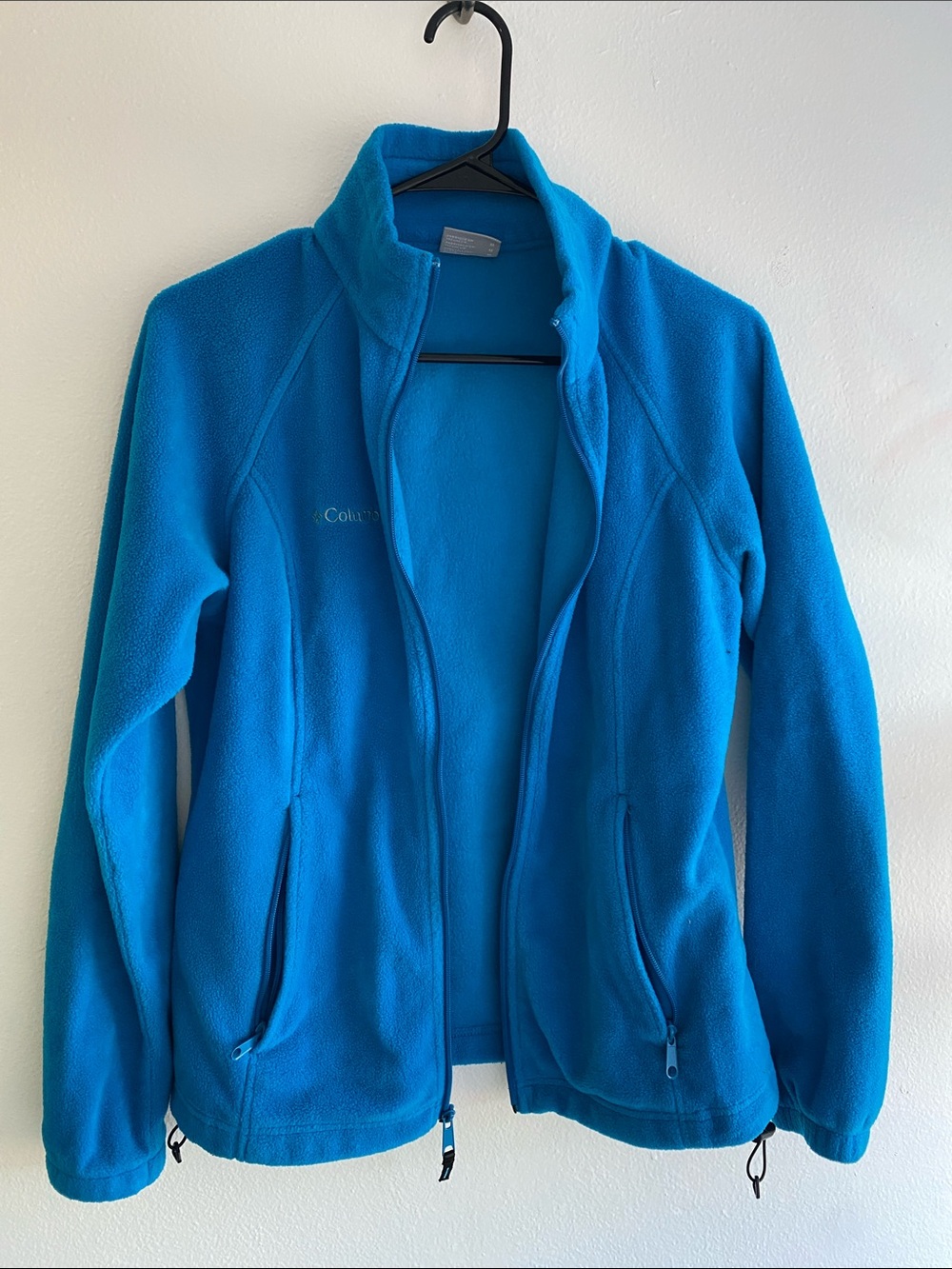 Columbia Teal Blue Fleece Jacket